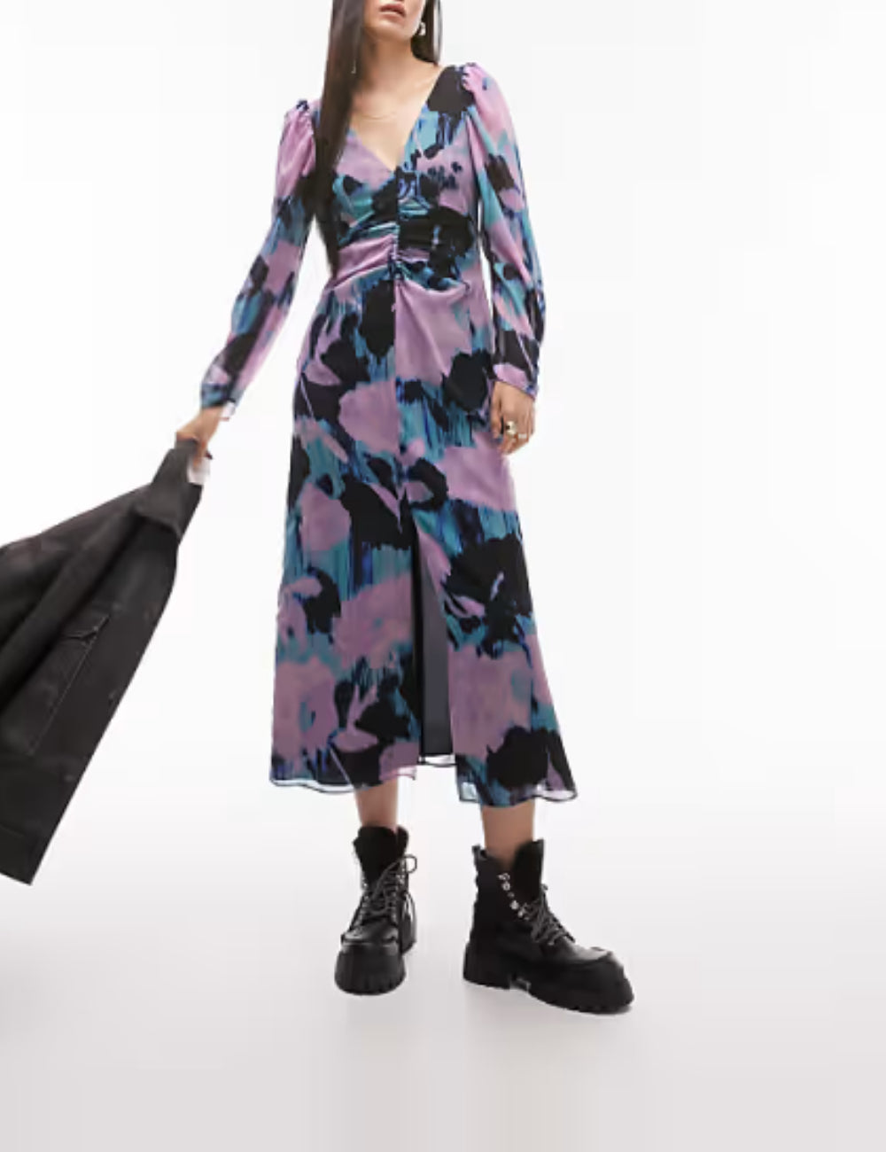 Topshop midiruha, színes mix