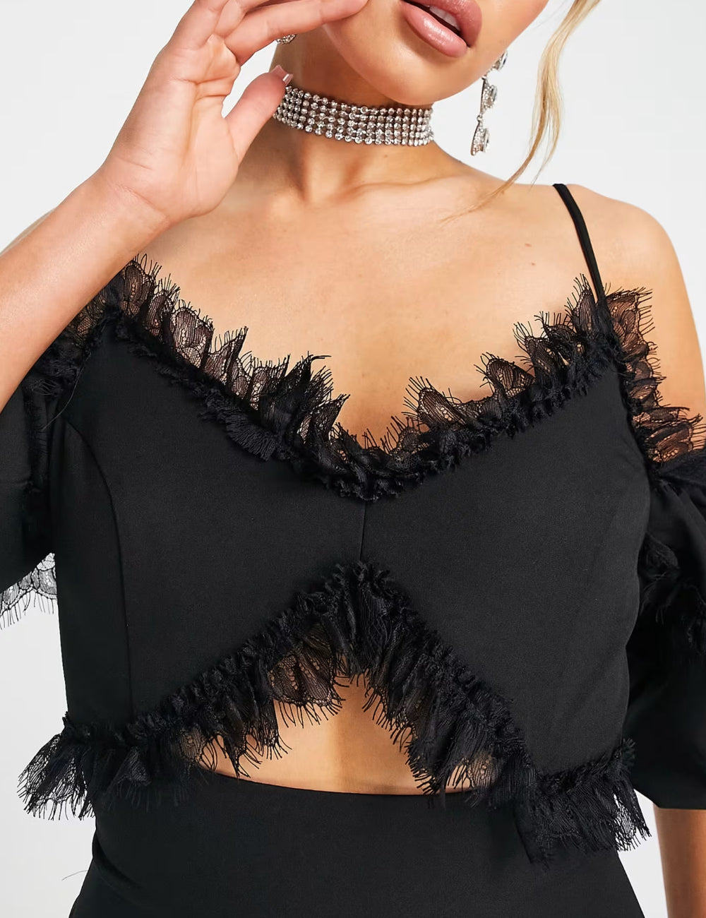 Rochie midi TRENDYOL, negru