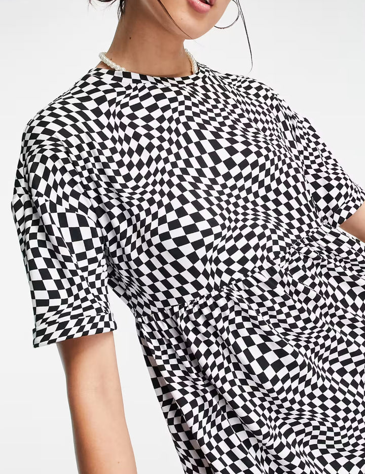 Rochie midi Urban Threads, mix culori
