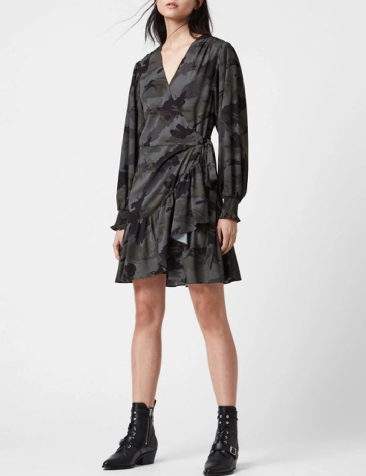 Rochie mini Allsaints, mix culori