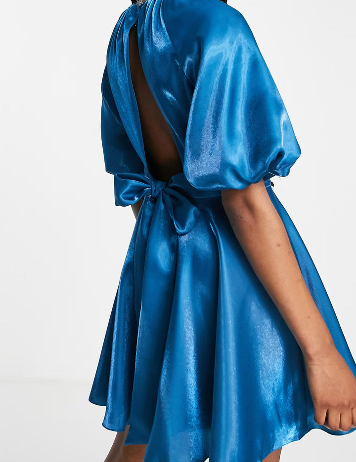 Rochie mini ASOS, albastru