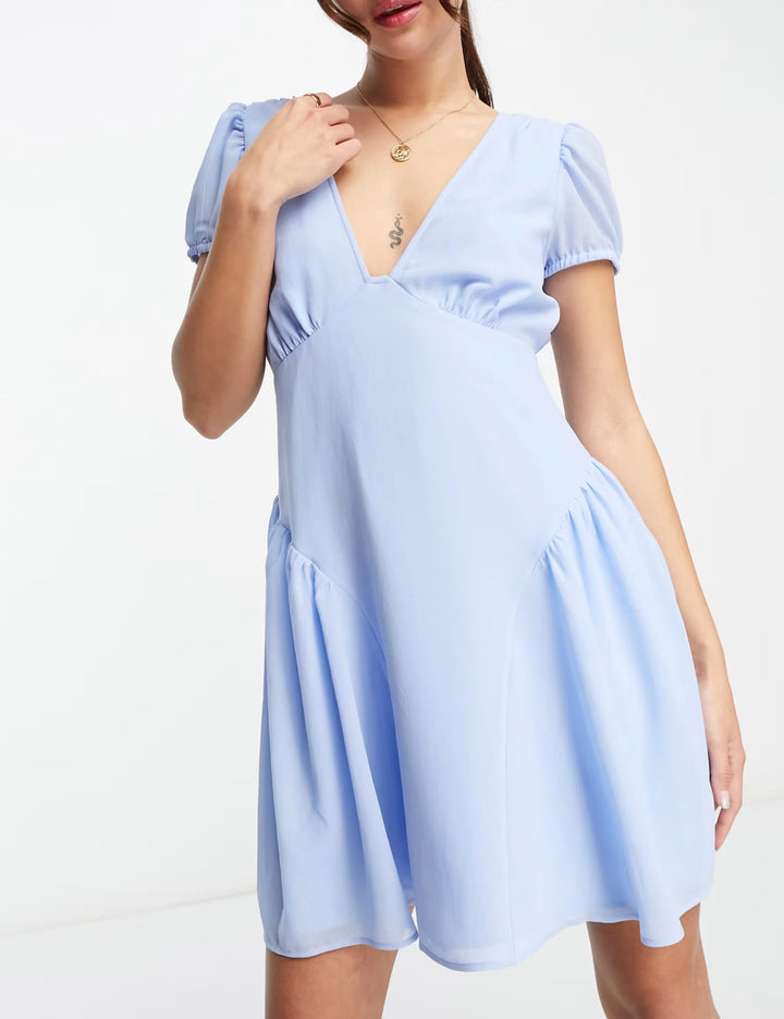 Rochie mini ASOS, albastru
