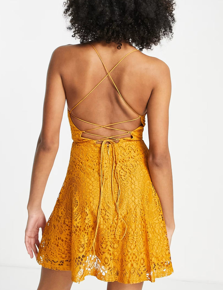 Rochie mini ASOS, galben