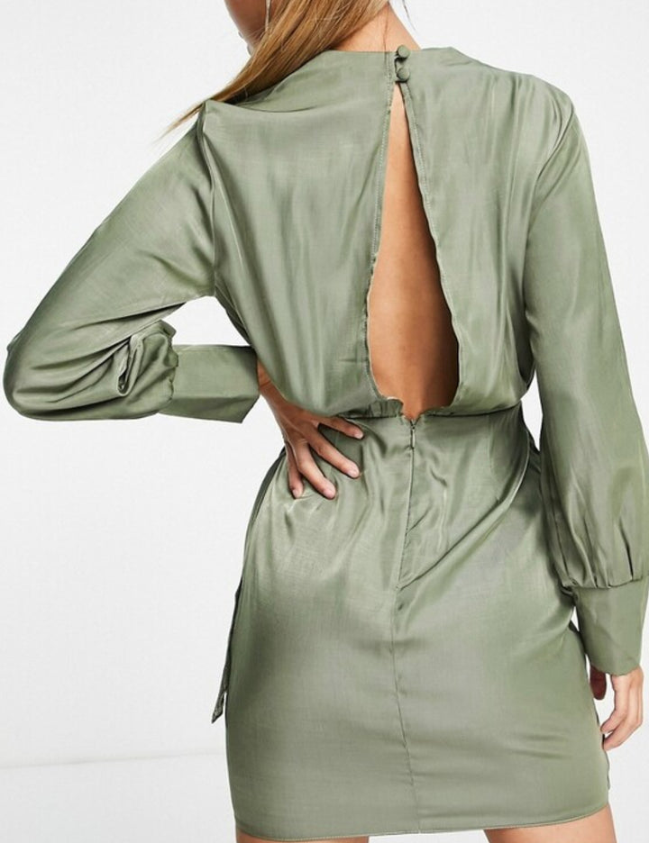 Rochie mini ASOS, kaki