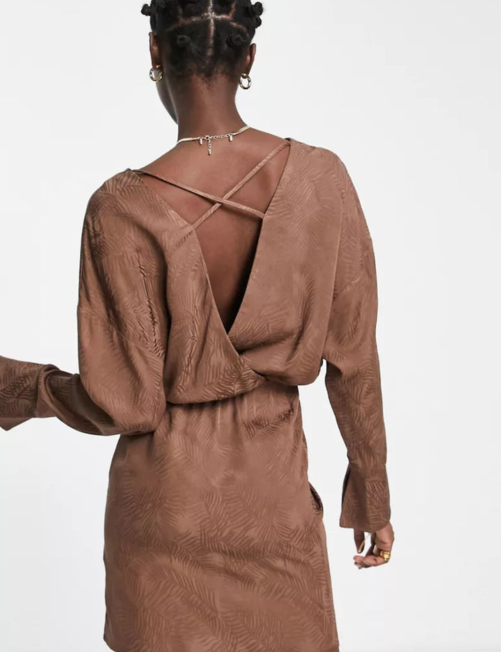Rochie mini ASOS, maro