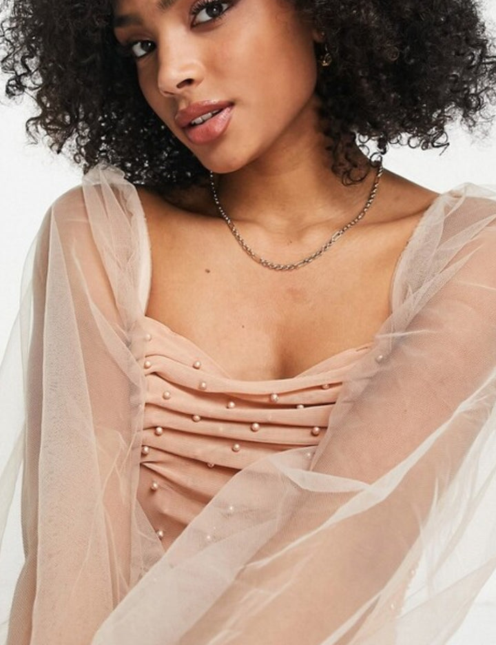 Rochie mini ASOS, maro
