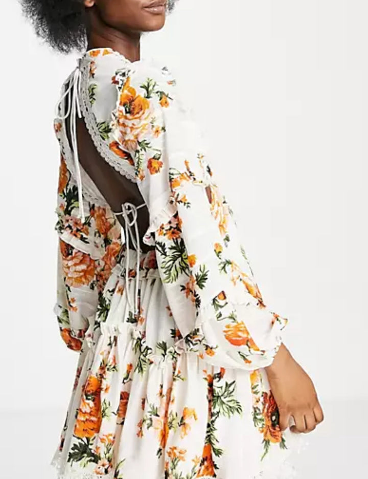 Rochie mini ASOS, mix culori