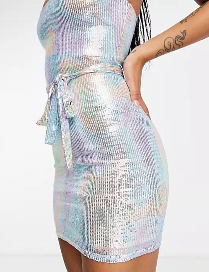 Rochie mini ASOS, mix culori