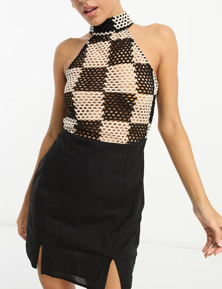 Rochie mini ASOS, mix culori