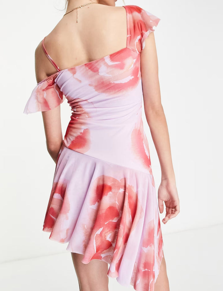 Rochie mini ASOS, mix culori