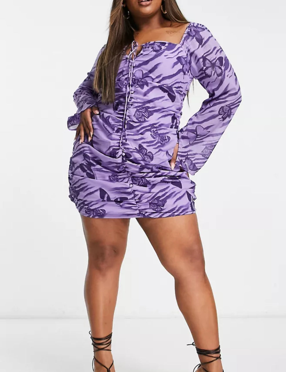 Rochie mini ASOS, mov