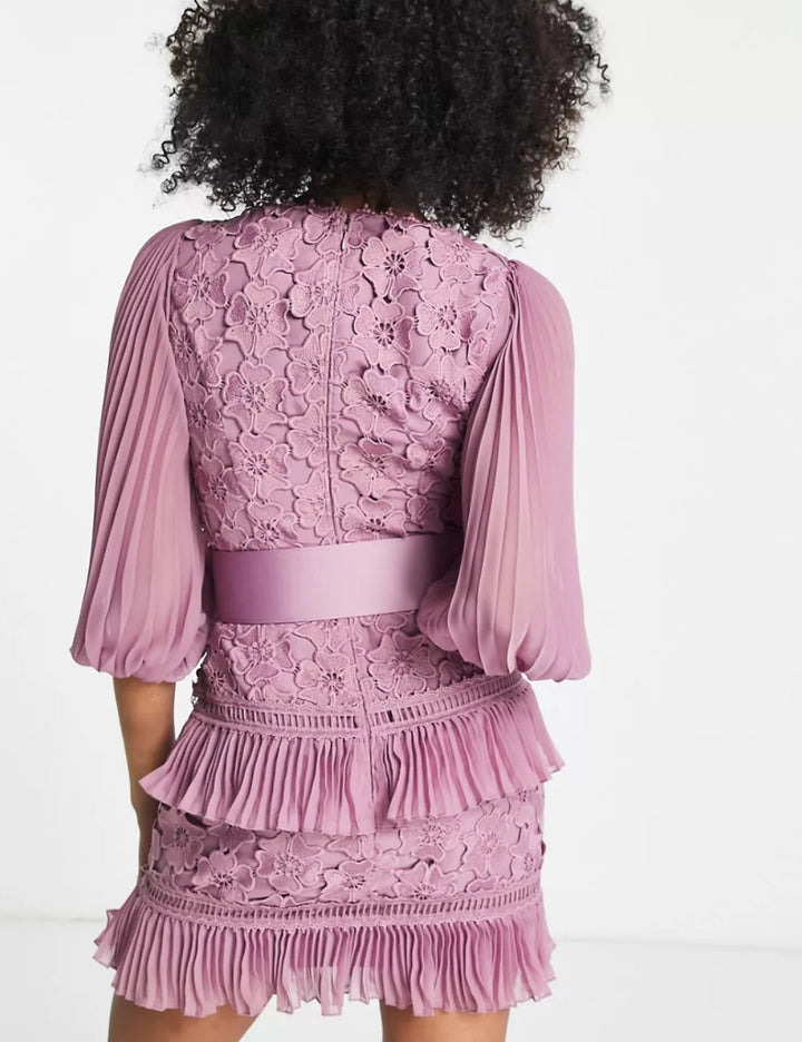 Rochie mini ASOS, mov