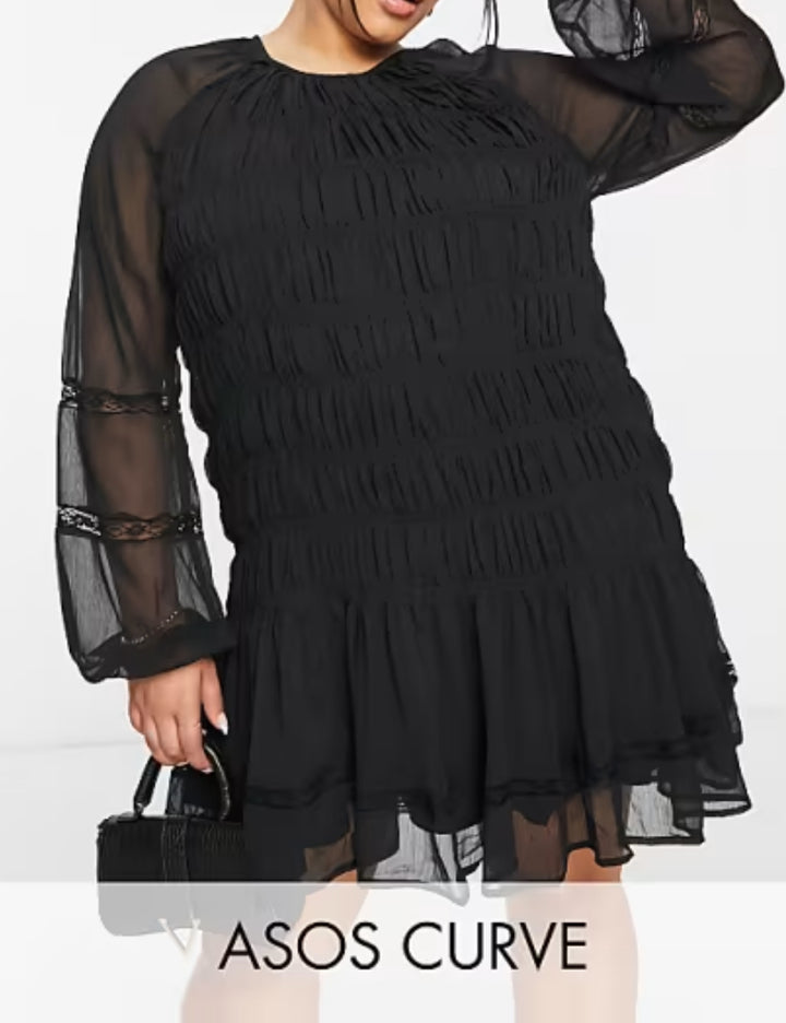 Rochie mini ASOS, negru