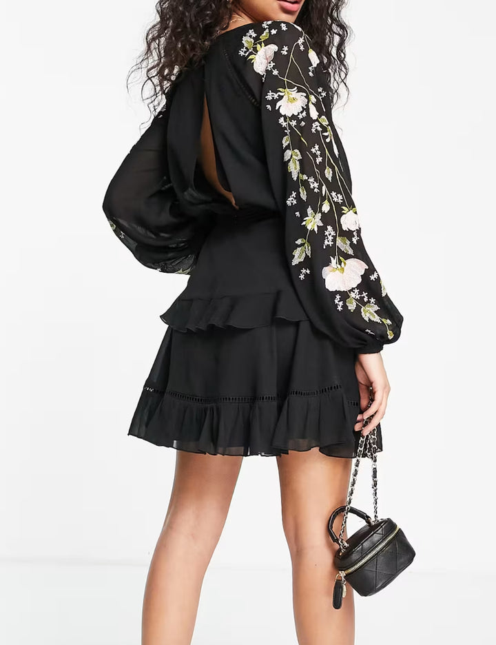 Rochie mini ASOS, negru