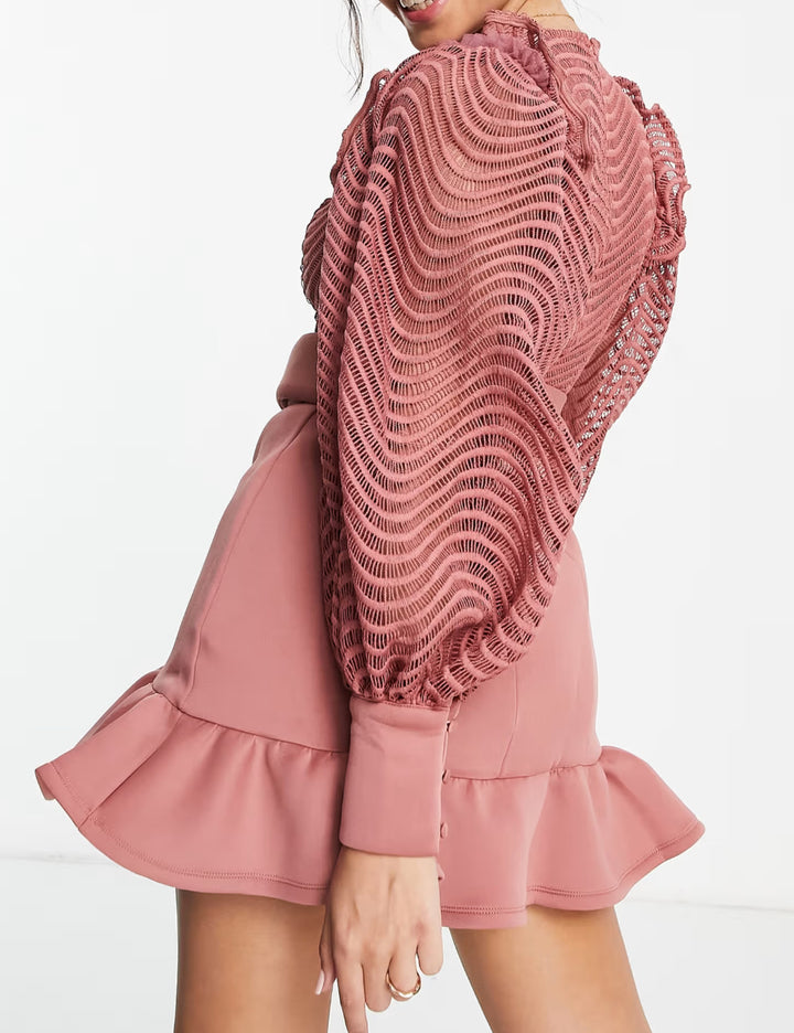 Rochie mini ASOS, roz