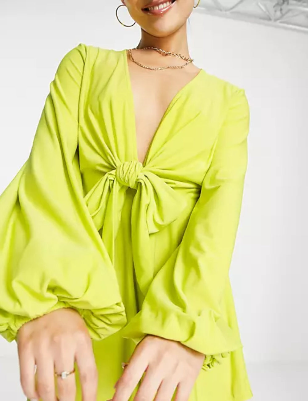 Rochie mini ASOS, verde
