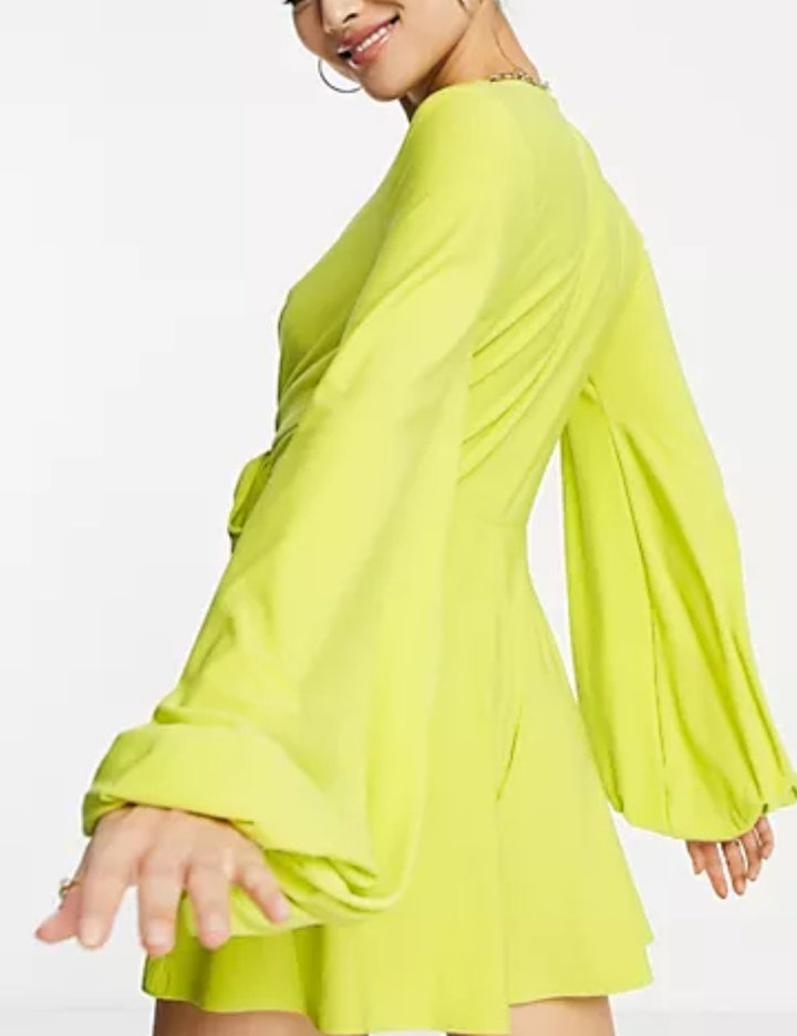 Rochie mini ASOS, verde