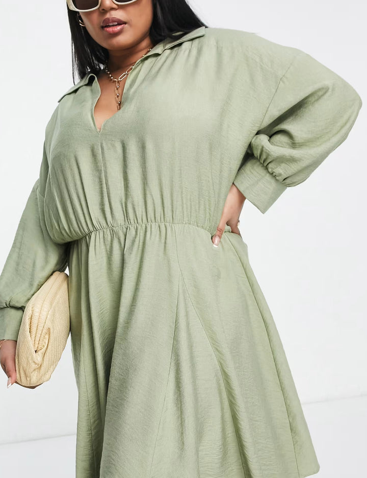 Rochie mini ASOS, verde