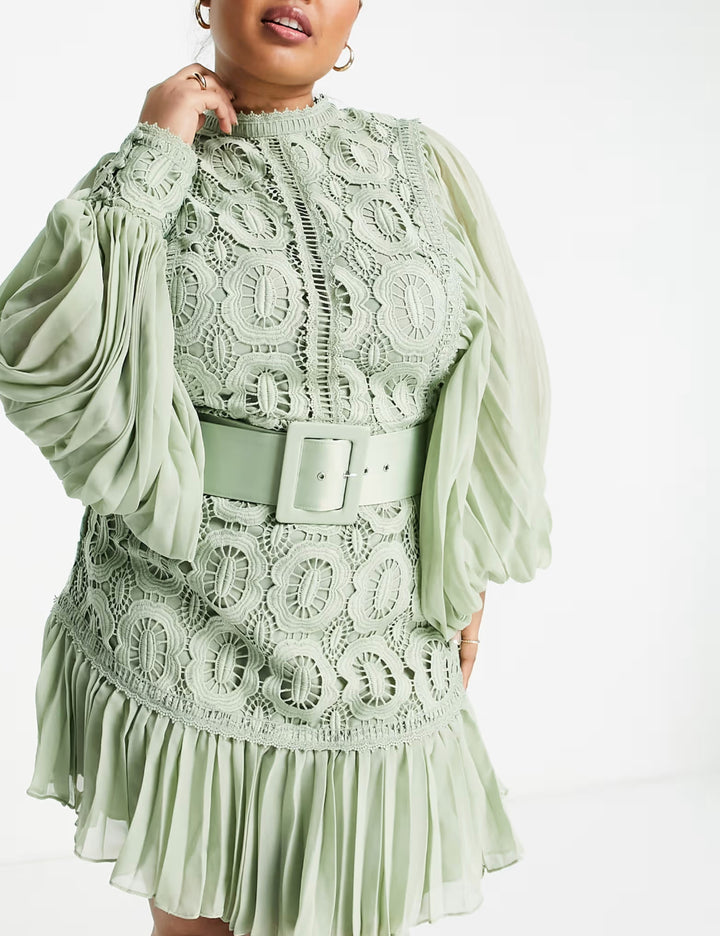 Rochie mini ASOS, verde