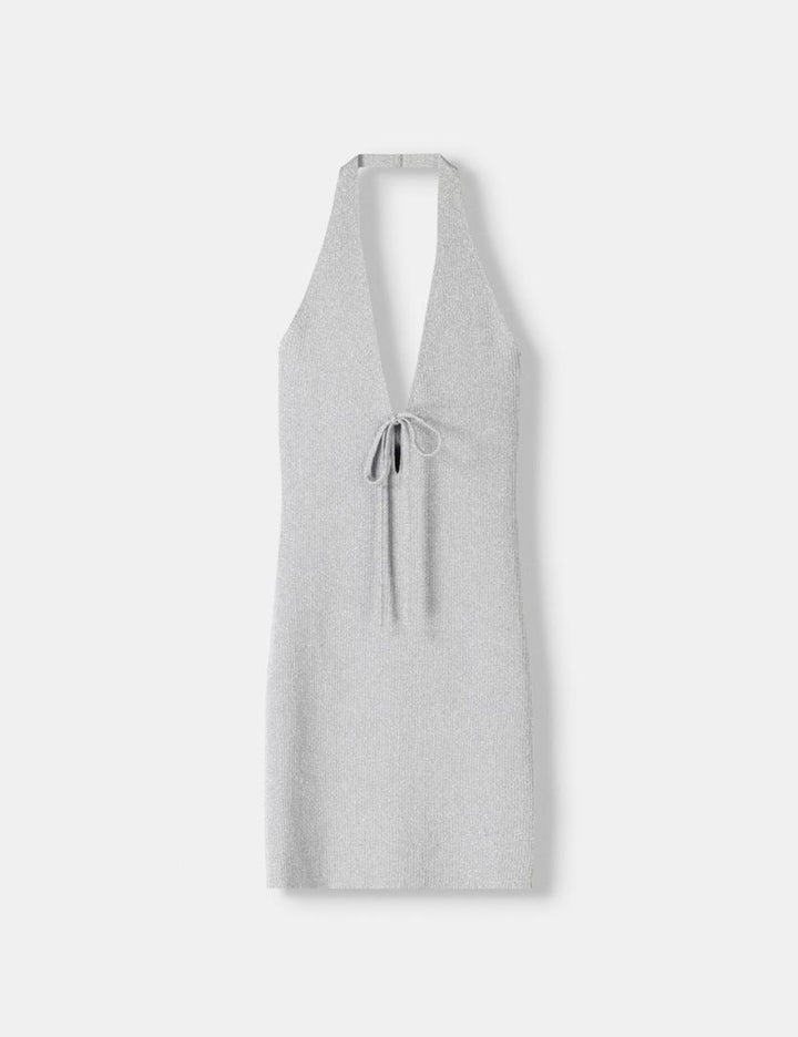 Rochie mini Bershka, argintiu