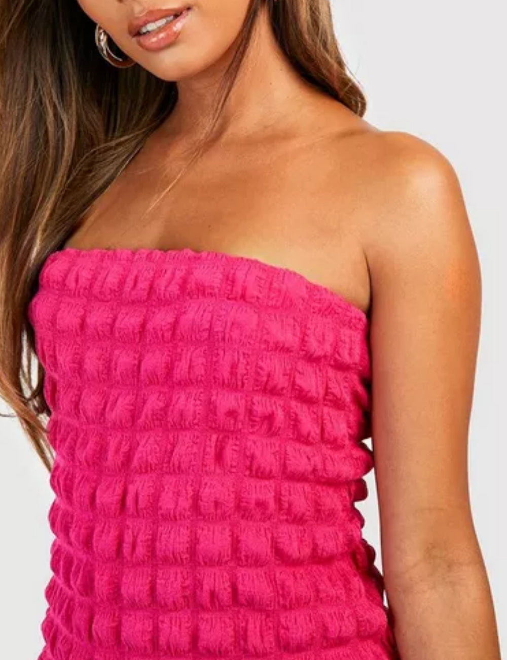 Rochie mini Boohoo, roz