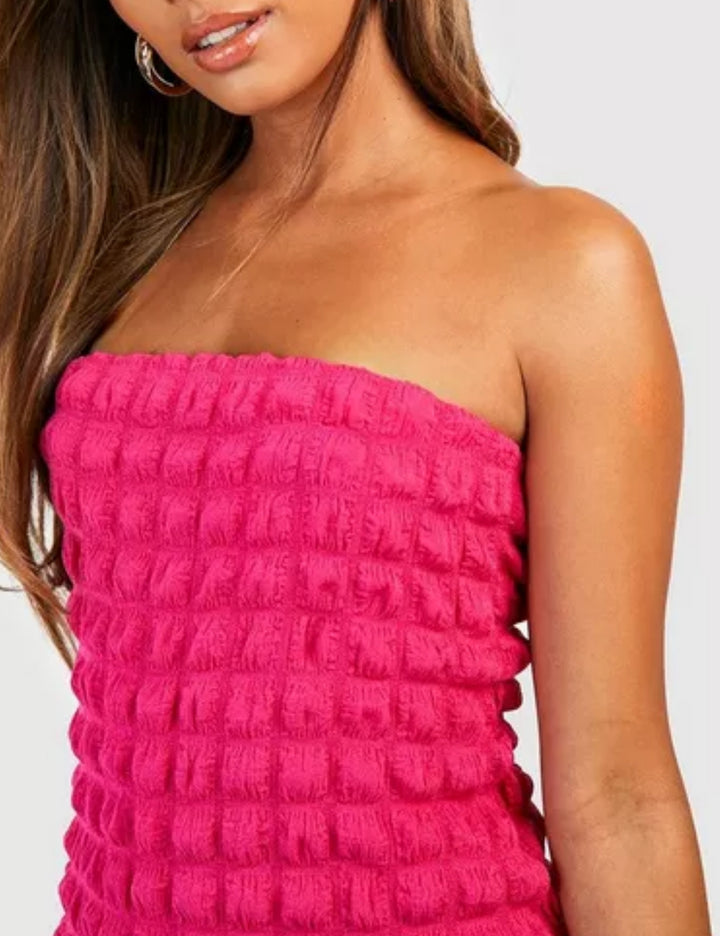 Rochie mini Boohoo, roz
