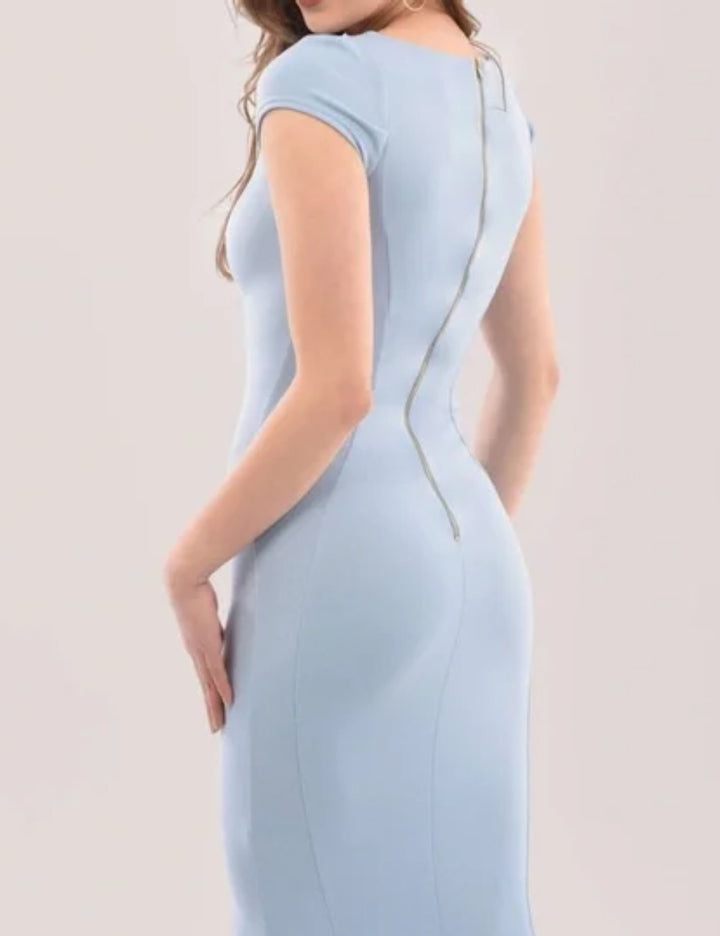 Rochie mini Closet, albastru