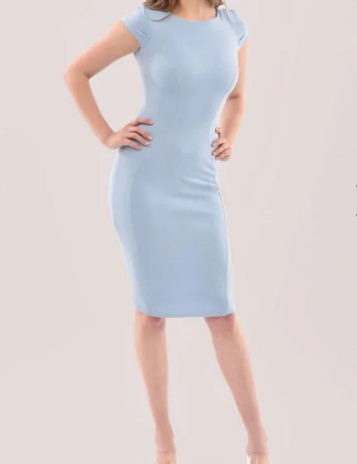 Rochie mini Closet, albastru