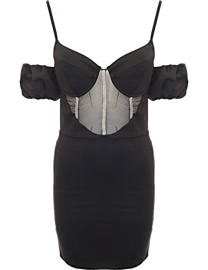 Rochie mini Club L London, negru