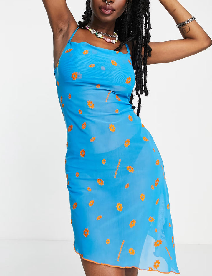Rochie mini Collusion, albastru