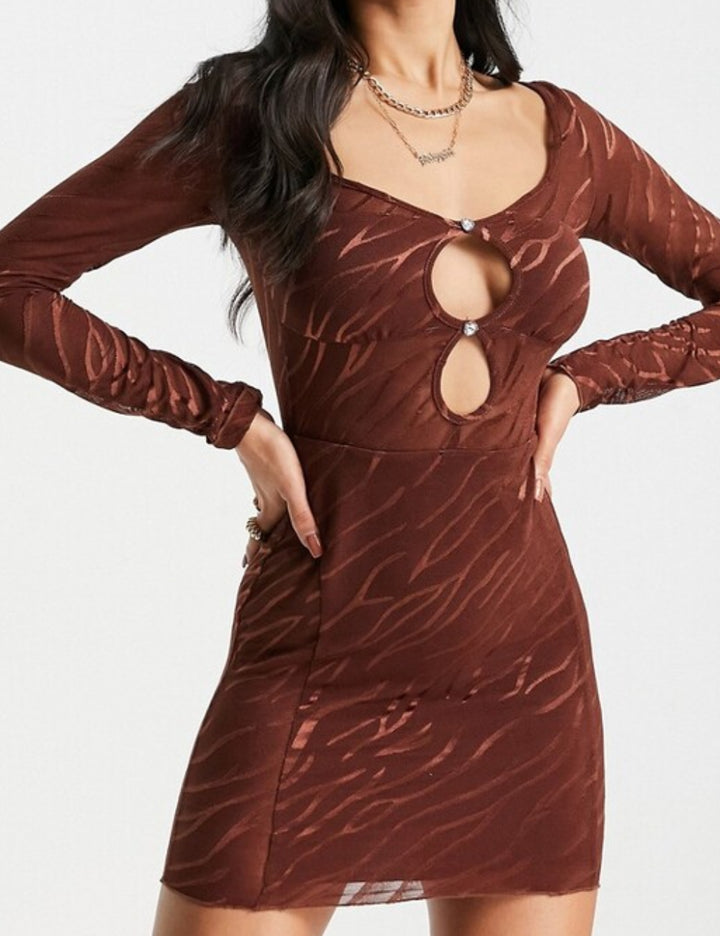 Rochie mini Ei8th Hour, maro