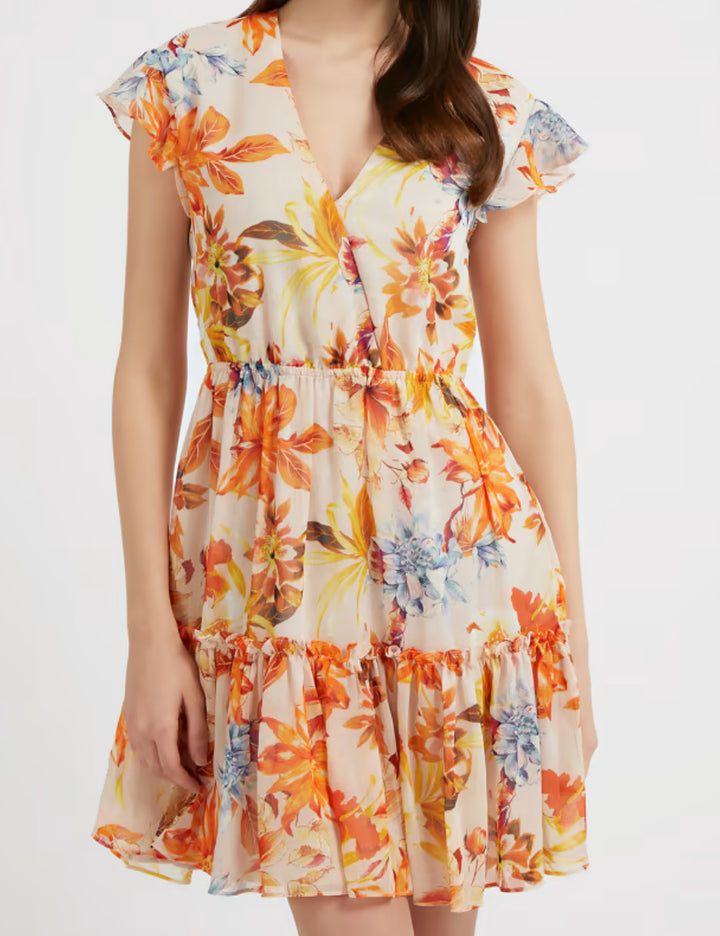 Rochie mini Guess, mix culori