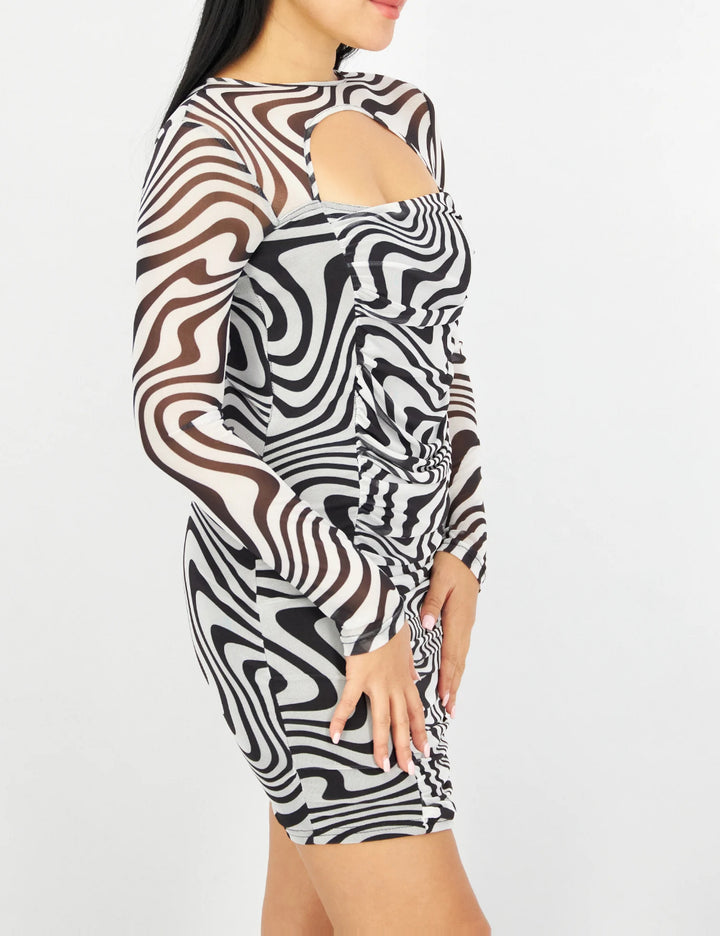 Rochie mini I SAW IT FIRST, mix culori