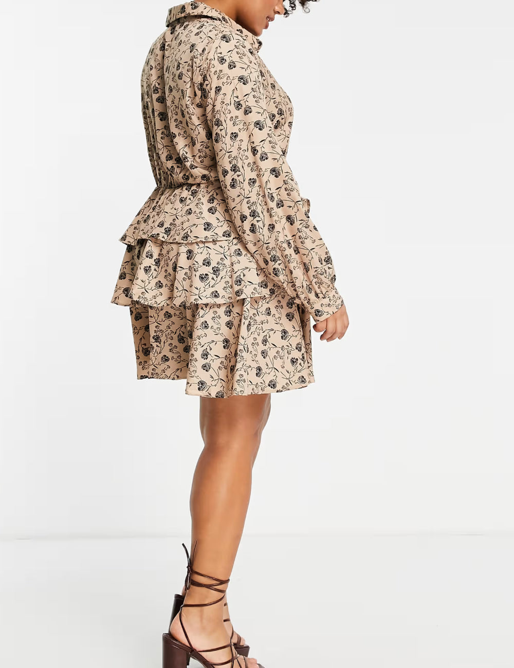 Rochie mini IN THE STYLE, bej