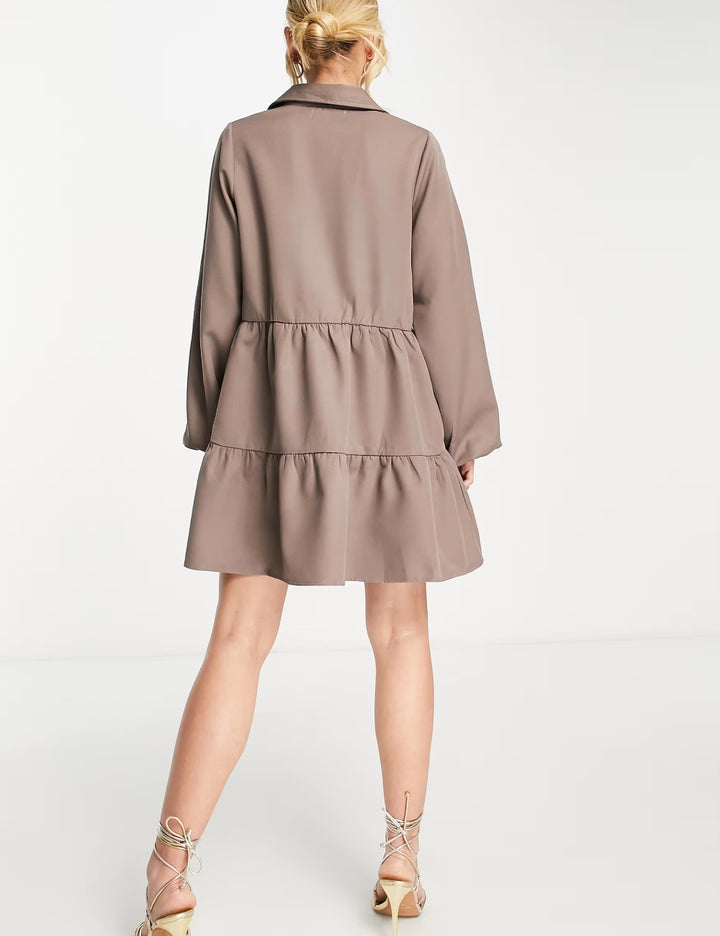 Rochie mini IN THE STYLE, maro