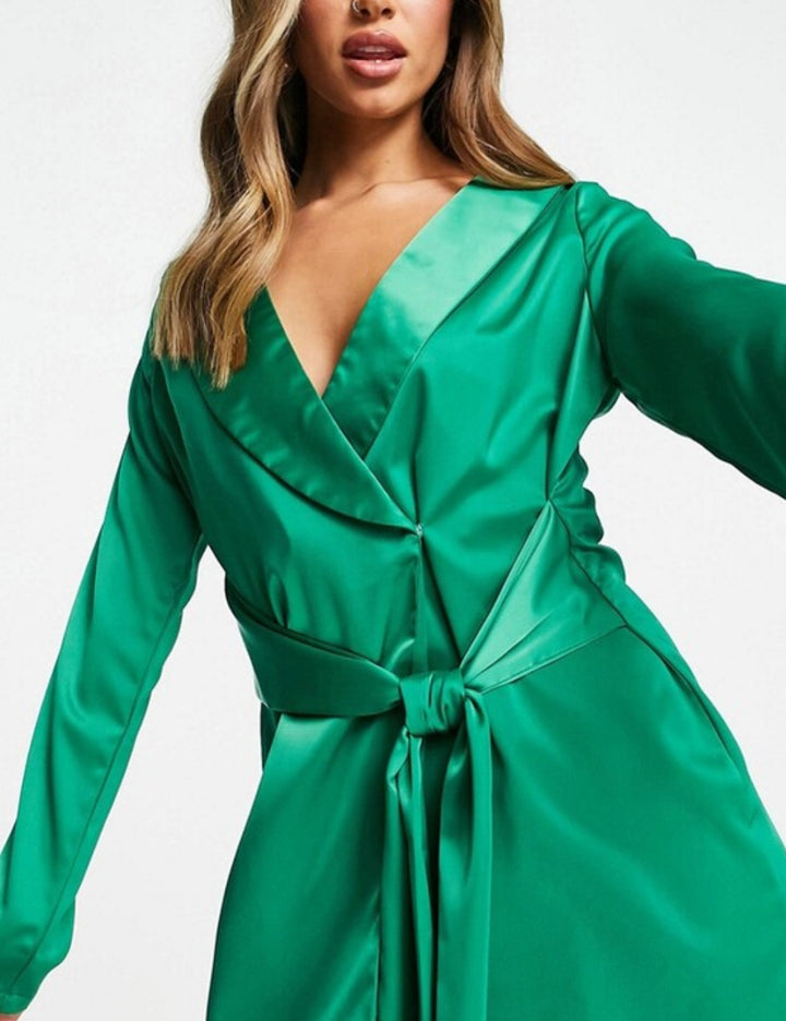 Rochie mini IN THE STYLE, verde
