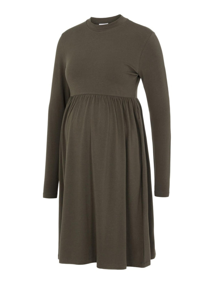 Rochie mini Mamalicious, kaki