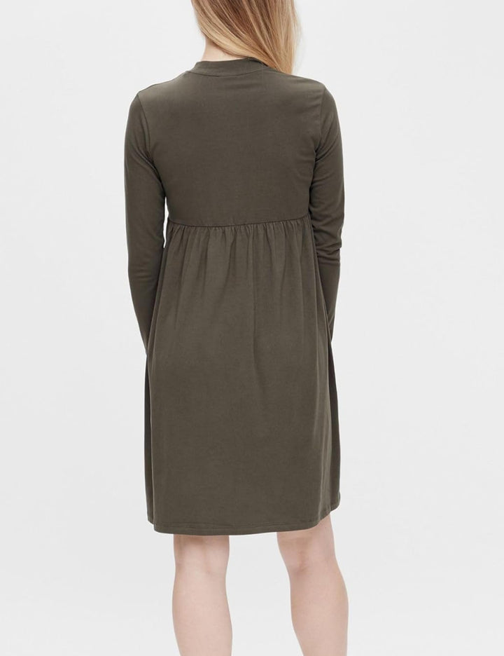 Rochie mini Mamalicious, kaki