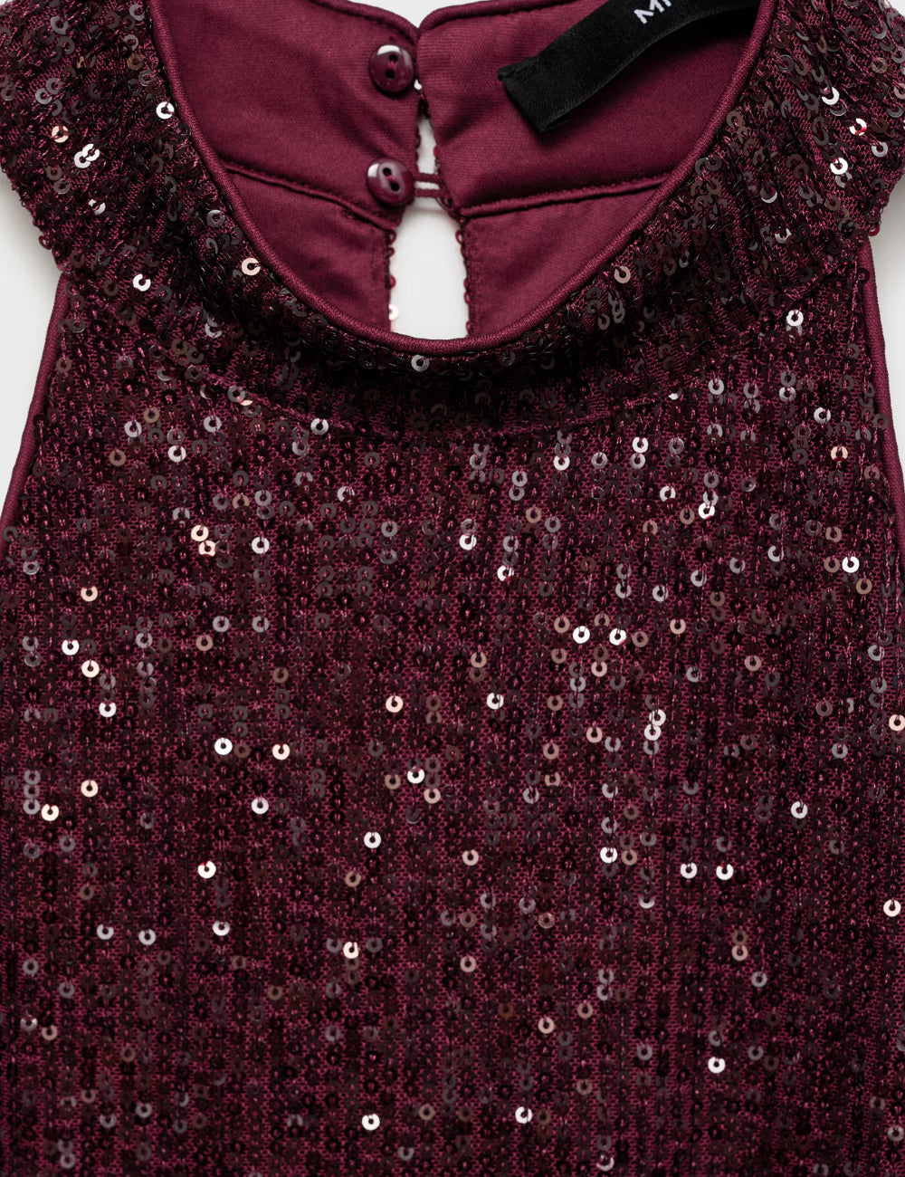 Rochie mini Mango, vișiniu