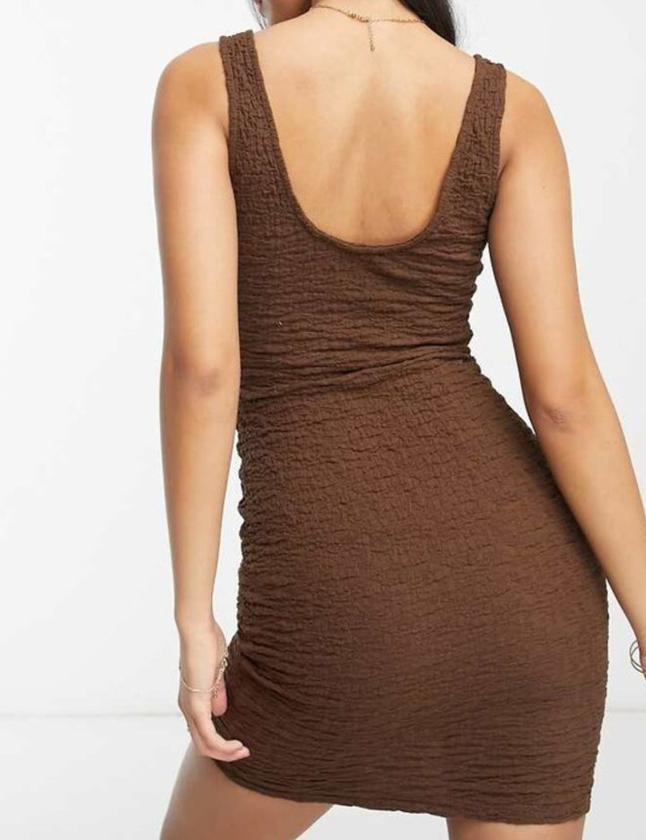 Rochie mini Miss Selfridge, maro