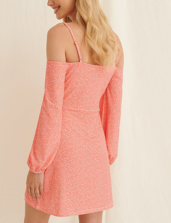 Rochie mini Naked Wardrobe, mix culori