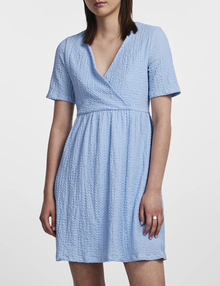 Rochie mini PIECES, albastru