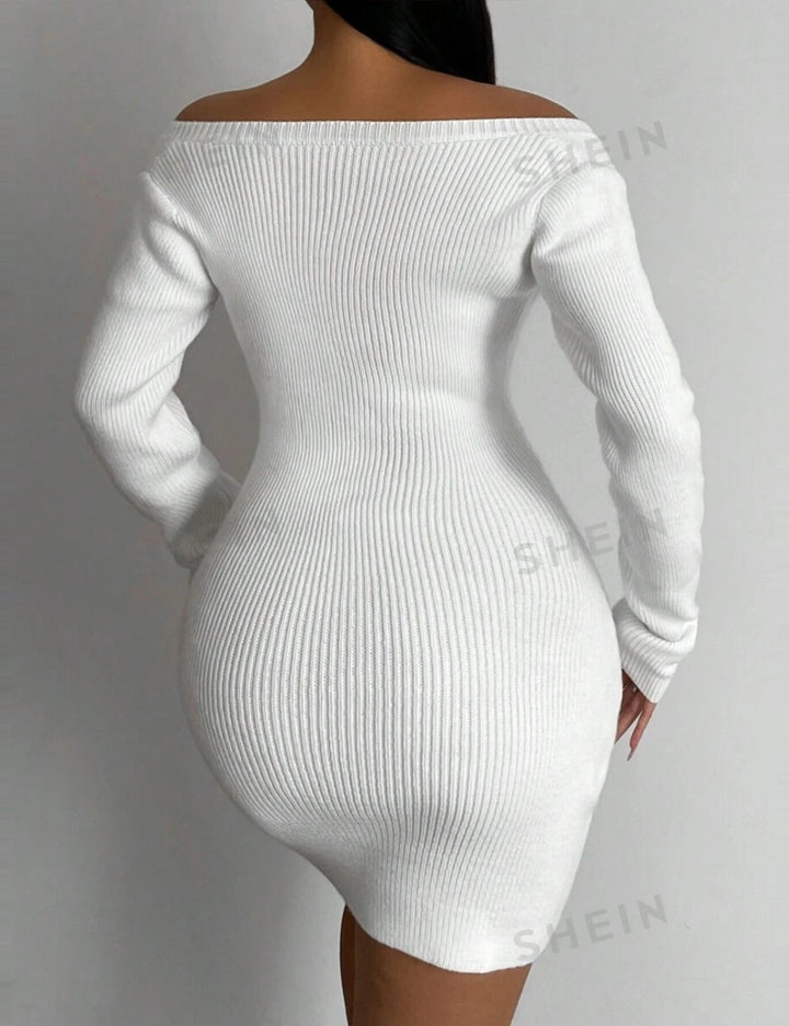 Rochie mini Shein, alb
