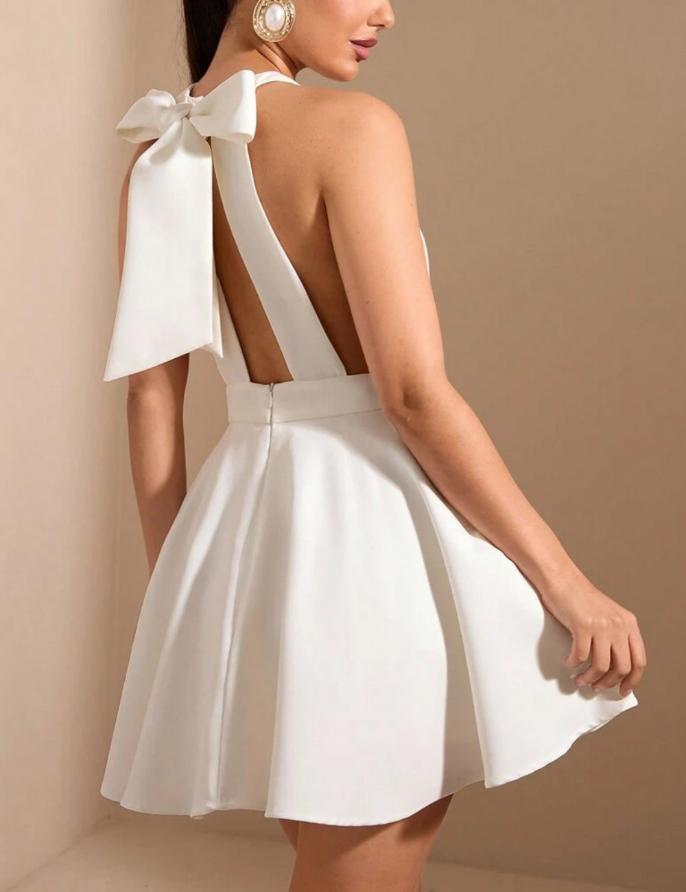 Rochie mini Shein, alb