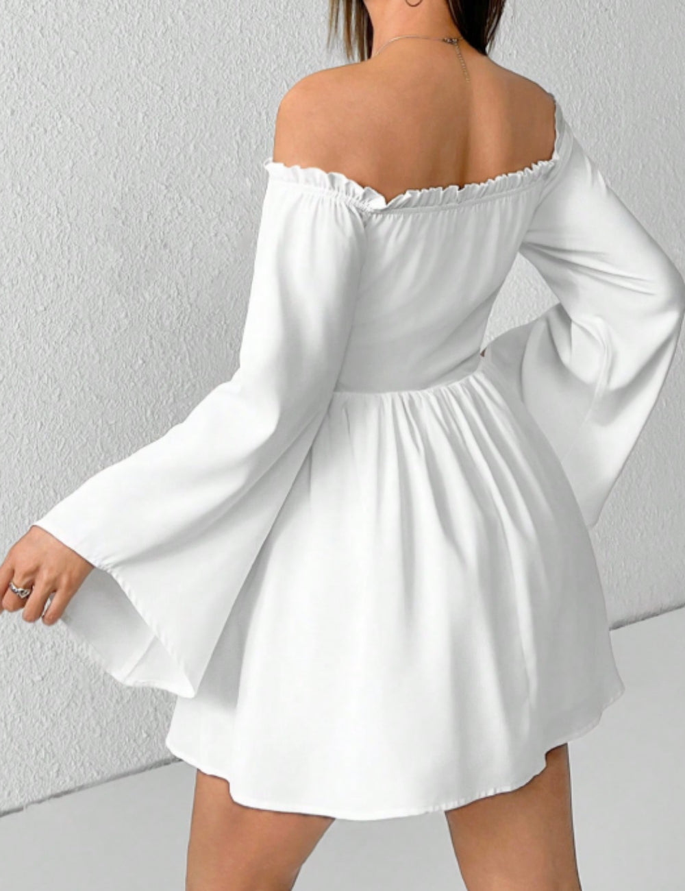Shein mini ruha, fehér