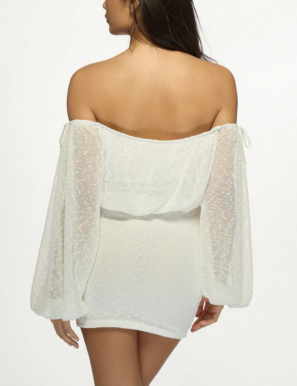 Rochie mini Shein Missguided, alb