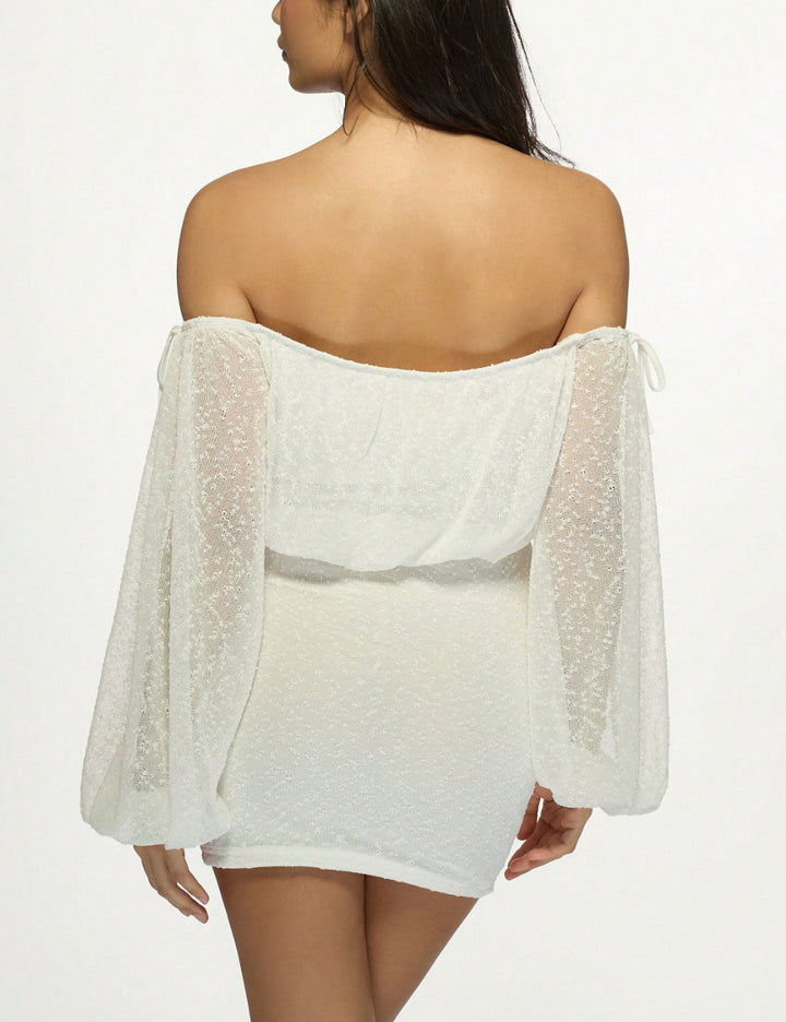 Rochie mini Shein Missguided, alb