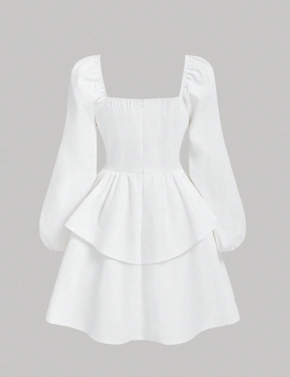 Shein mini ruha, fehér