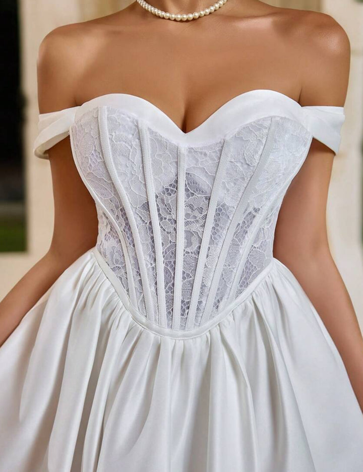 Rochie mini Shein, alb
