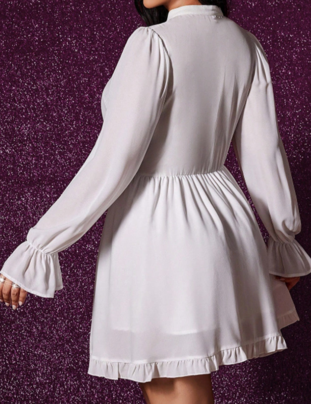 Rochie mini SHEIN, alb